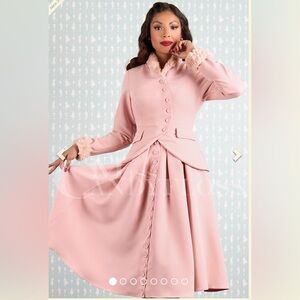 MCF Pink Skirt & Jacket Set